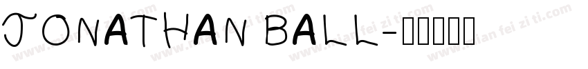 JONATHAN BALL字体转换